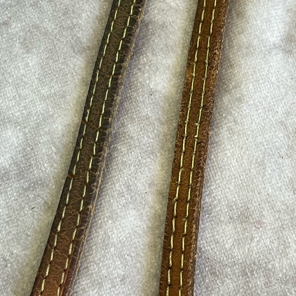 Authentic Louis Vuitton Heatstamped Vachetta Neverfull Replacement Straps b25 - Picture 6 of 10